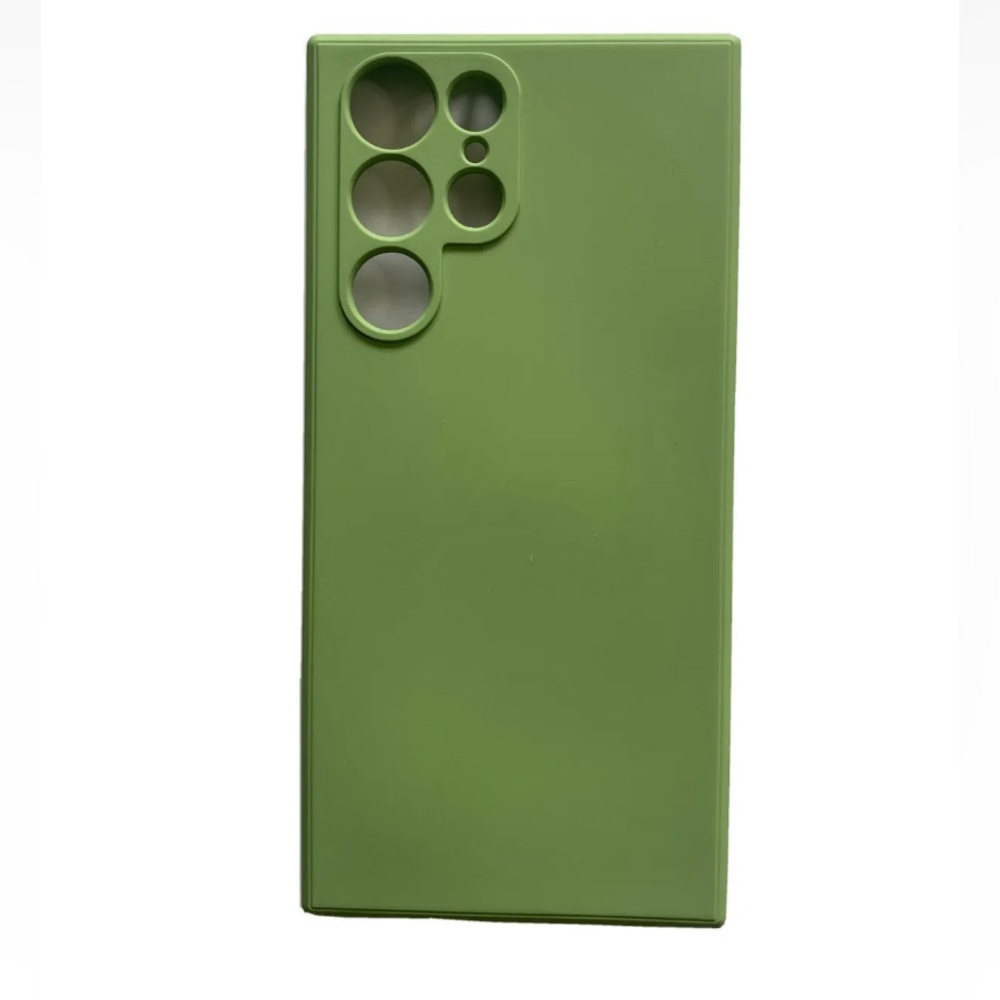 Samsung S22 ultra silicone case Slim Fit Green